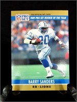 1989 NFL PRO SET ROOKIE OF THE YEAR BARRY