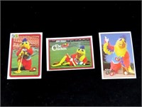 1982 & 1983 3 PC. FAMOUS CHICKEN - SAN DIEGO