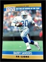 1989 NFL PRO SET ROOKIE OF THE YEAR BARRY