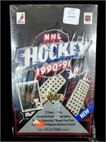 BOX OF 1990-91 UPPER DECK NHL HOCKEY CARDS