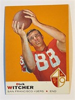 DICK WITCHER 1969 TOPPS CARD-49ERS