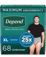 Depend Protection Adult Incontinence Underwear
