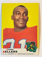 GOLDIE SELLERS 1969 TOPPS CARD-CHIEFS