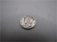 1940 Silver Mercury Dime