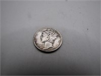 1945 S Silver Mercury Dime