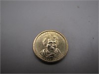 Gold Colored US Mint Andrew Jackson Dollar Coin