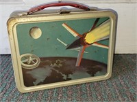 Vintage Collectable Tin Thermos Space Lunch Box