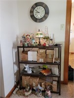 Jim Shore Decor, Shelf, Table Lamp, Wall Clock