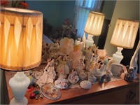 Decor, Figurines, Splatter Glass Lamp
