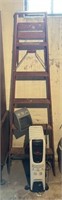 Wood Ladder, DeLonghi Space Heater