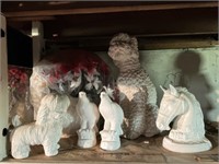 Hand Casted Plaster Statues
