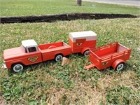 Vintage NY-Lint Toys Model Ford Truck