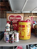 Vintage Beer Cans, Coca Cola Cases