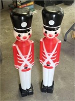 Toy Soldier Christmas Blow Molds