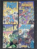 (4) Vintage Comic Books (Incredible Hulk, etc.)