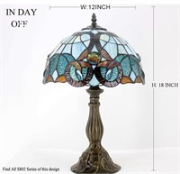 TIFFANY TABLE LAMP STAINED GLASS