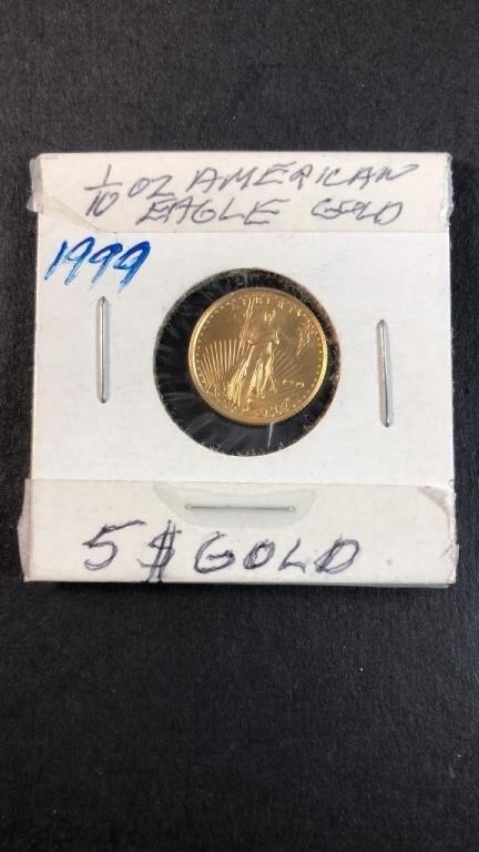 1999 AMERICAN EAGLE 1/10 OZ GOLD COIN