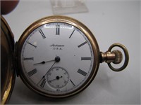 Antique Advance "Victory" 14k RGP Pocket Watch