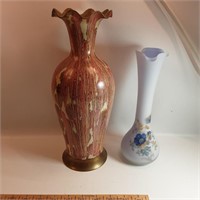 vases, large brass vase