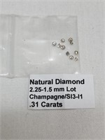Natural Diamonds (see pictures for sizes & style)