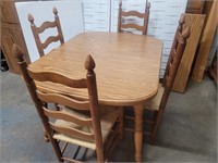 Keller Table & 4 Ladder Back Chairs 33 x49