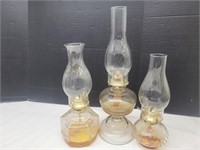 3 Oil Lamps