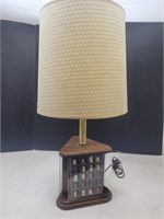 31" high Table Lamp w Thimble Collection
