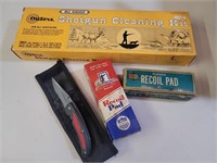 Shotgun Cleaning Kit, Recoil Pads & Pocket Knife