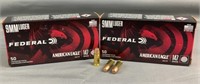 (2x) 50 Rnds Federal American Eagle FMJ FP 9mm Lug
