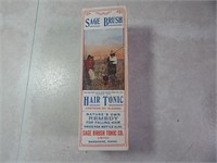 Rare Sage Brush Hair Tonic Box Shoshone Idaho