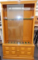 8 Slot Gun Cabinet Glass Doors with Lock