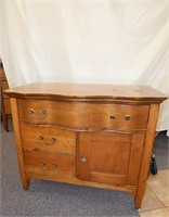 Antique Oak Wash Stand Commode