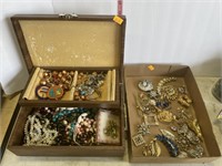 Costume jewelry, jewelry box