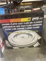 Chrome plated easy flor air cleaner
