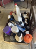 Oils, cleaning chemicals , misc