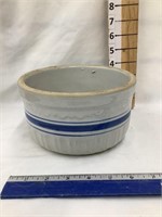 7” Blue Band Stoneware Bowl