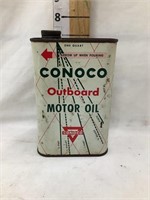 CONOCO Outboard Motor Oil Can, 6 1/2”T