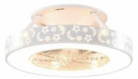 New - 23'' Mount Ceiling Fan w/ LED Light &