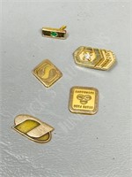 10k gold pieces - 4.8g - with 1/16ct diamond