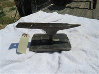 Small Anvil Welded on a Plate