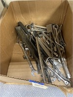 Box of Wrenches & Assorted Tools