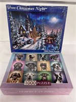 2 PIECES SEALED ASSORTED PUZZLE