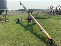 Westfield 41' ? 7" grain auger with 16 hp