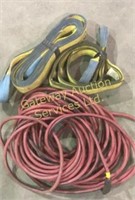 Heavy Duty 100 ft extension cord and 2 slings