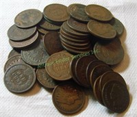 Lot of 50 Indian Head Cents - ag-g