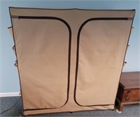 Soft sided clothes storage box. 63½×60×20.