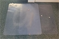 Office chair floor protection mats. 36×36.
