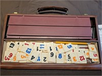 The original Rummikub game in carry case. Parts