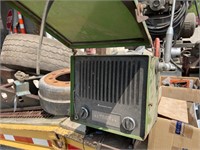 Tractor fender radio