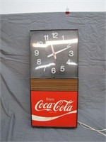 Vintage Working Coca Cola Clock